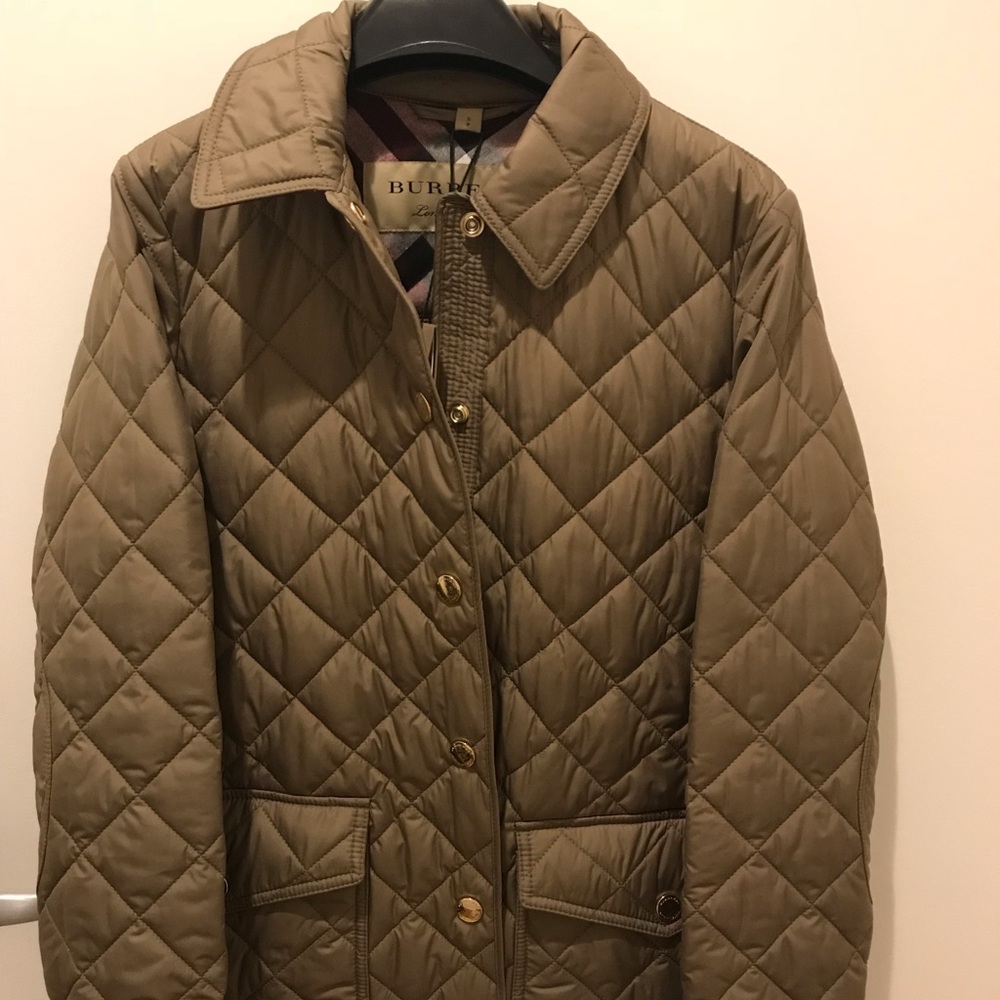Womens Burberry Westbridge Diamond Quilted Jacket